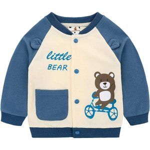 Baby Jacket Baby Boys Girls Baseball Uniform Spring Autumn Children's Coat